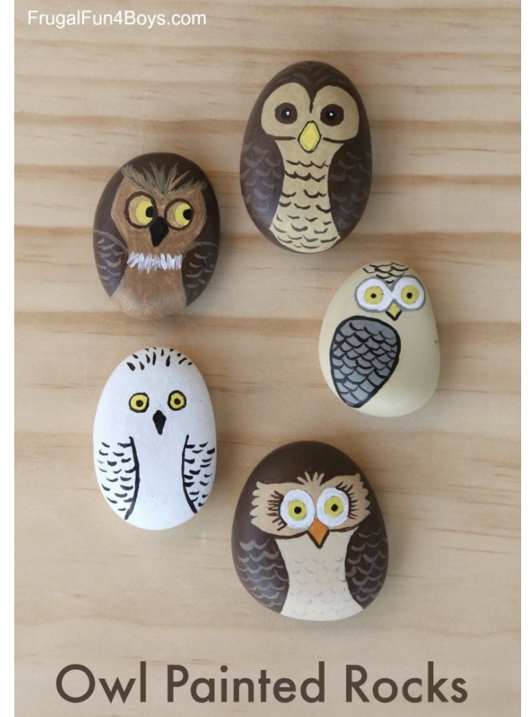 Easy Rock painting ideas – The Twins and Me