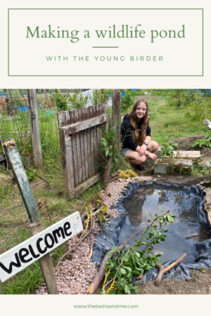 How To Build A Wildlife Pond – The Twins And Me